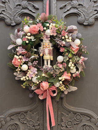 Pink Nutcracker Christmas Wreath (Copy)