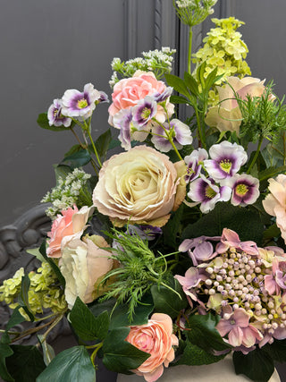 Caramel Rose Faux Flower Bouquet